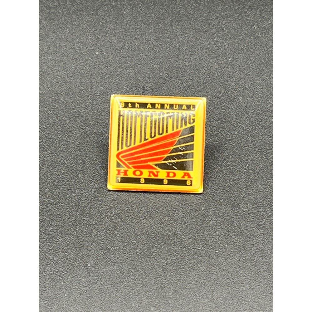 Vintage 9th Annual Honda Homecoming 1996 Logo Pin Badge Jewelry Racing Moto
